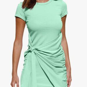 Lillusory Summer Knot Dress in Mint EUC